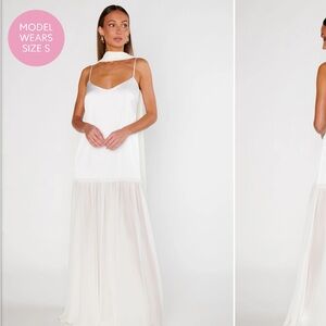 Show Me Your MuMu Ivory Maxi Dress